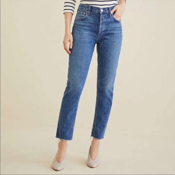 Agolde Denim - Agolde high rise Jamie raw hem